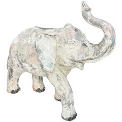 Vintage Stone Elephant