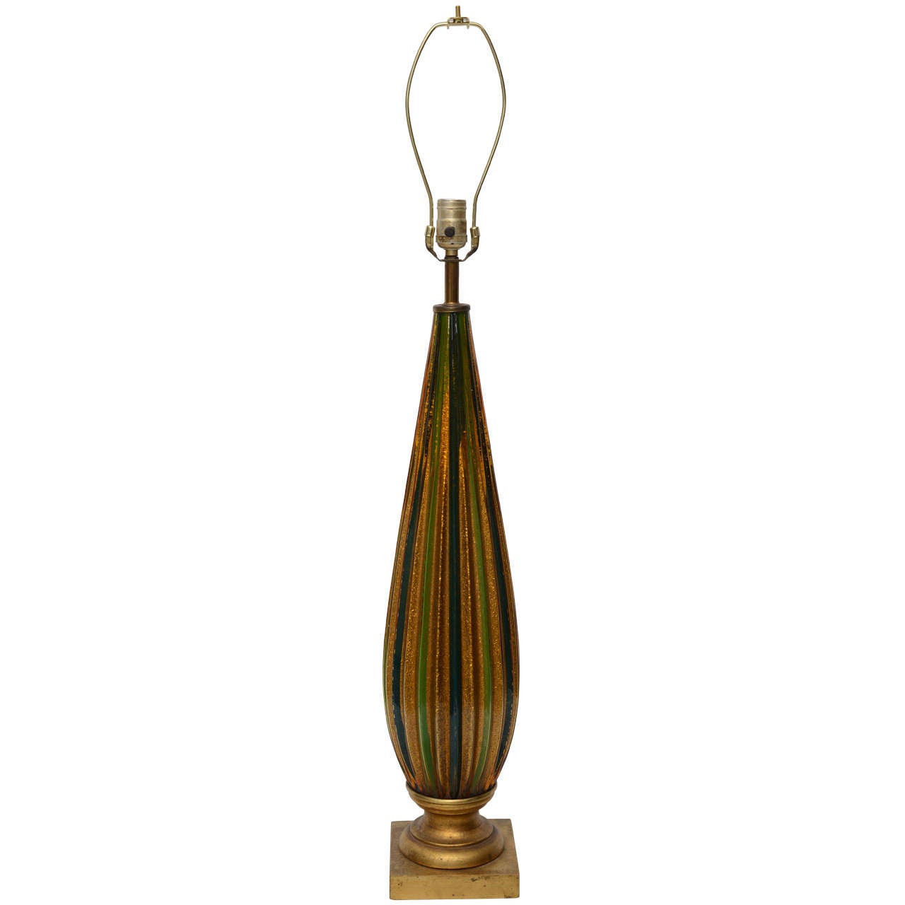 Barovier & Taso Murano Lamp 1960s For Sale