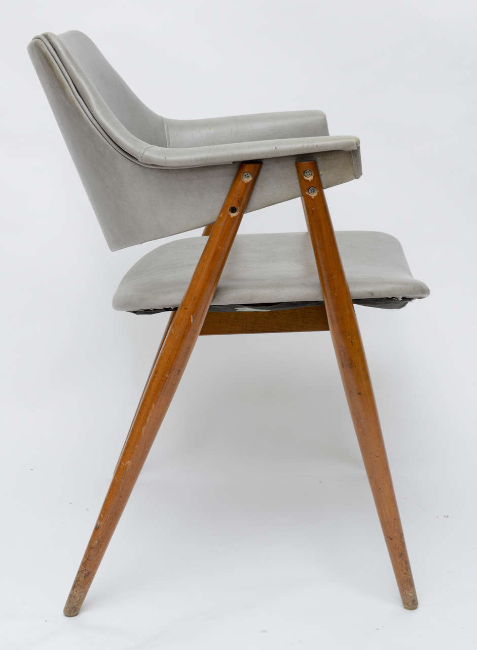 American Wooden MCM chair attributed to Paul McCobb 1950