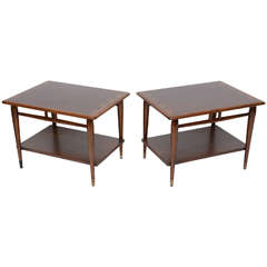 Lane Acclaim Series Dove Table End tables rebufinished 1960s
