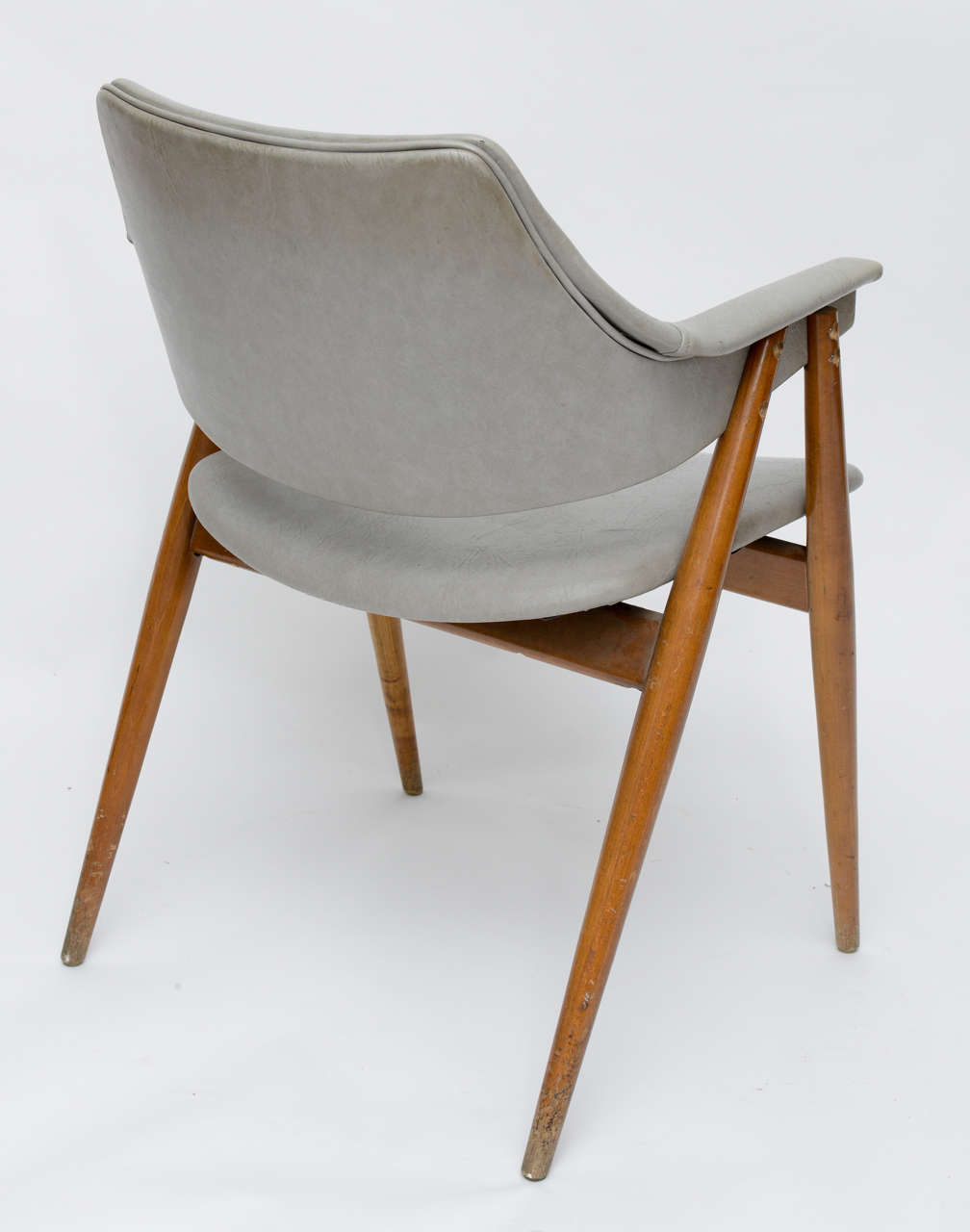 Wooden MCM chair attributed to Paul McCobb 1950 at 1stDibs