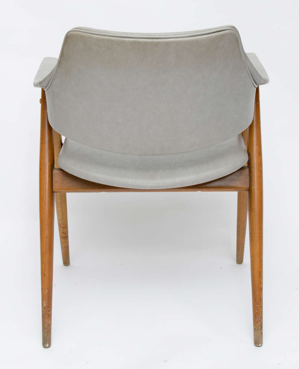 Wooden MCM chair attributed to Paul McCobb 1950 at 1stDibs