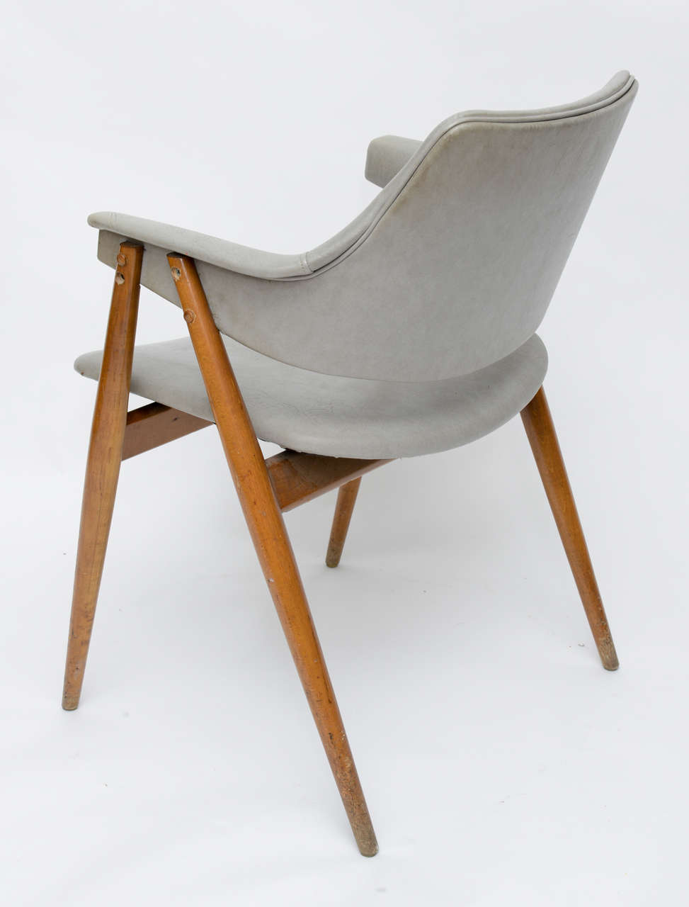 Wooden MCM chair attributed to Paul McCobb 1950 at 1stDibs