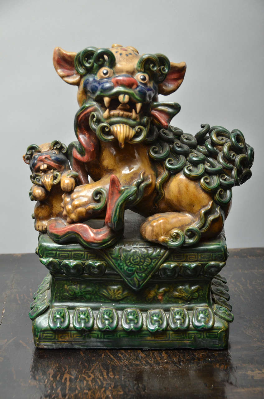 Chinese Pair of Foo Dogs