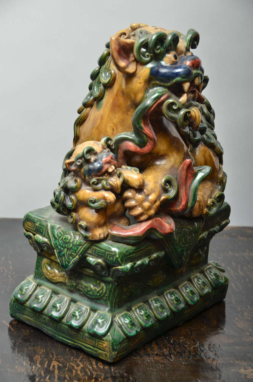 Pair of Foo Dogs at 1stDibs