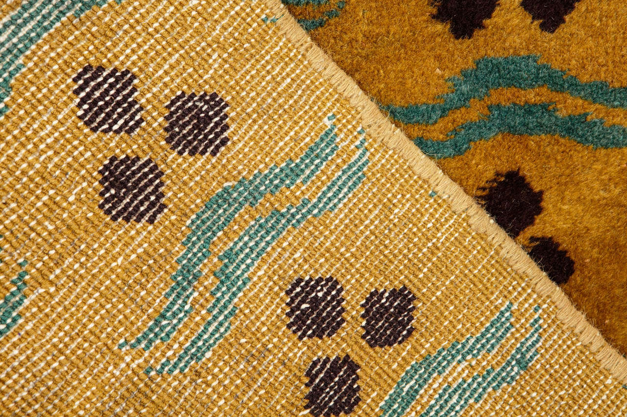 Oushak Carpet with 'Cintamani' Pattern