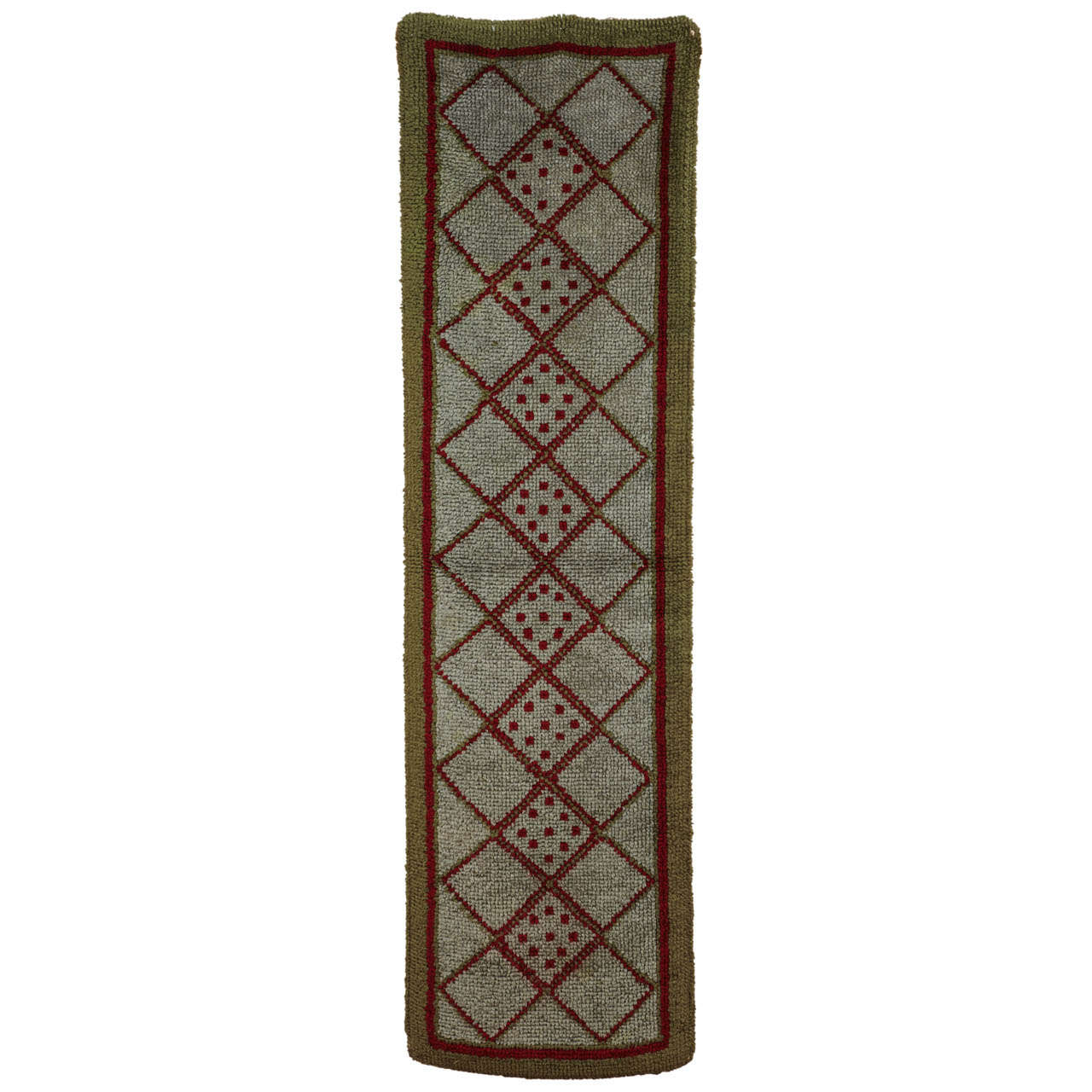 French Art Deco Narrow Rug For Sale
