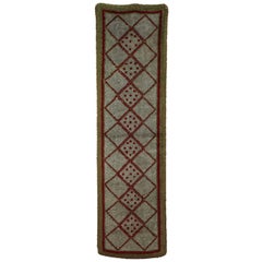 Retro French Art Deco Narrow Rug