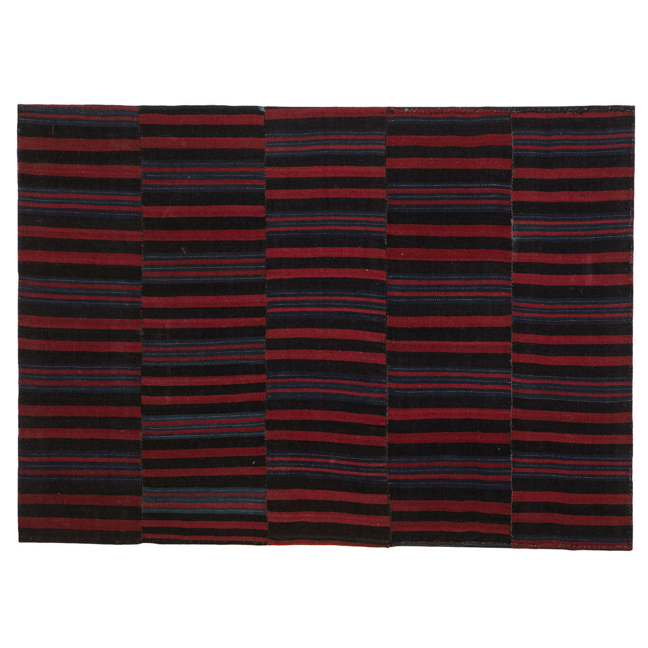 Vintage Tibetan Striped Nambu Textile