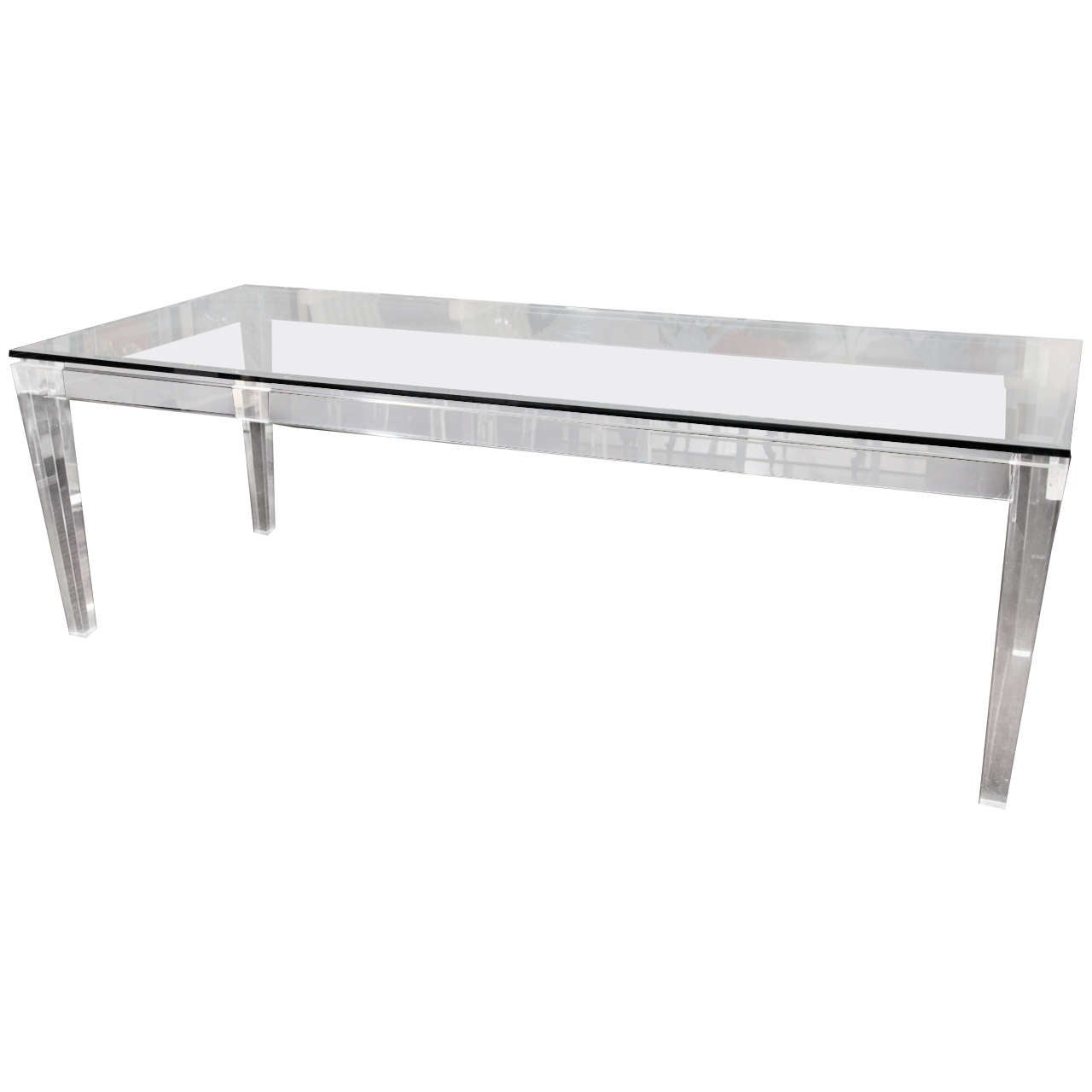  Lucite Dining Table