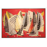 Mid Century Tapestry by Theo Kerg