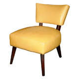 Transitional Leather Side Chair Transitional Leather Side Chair