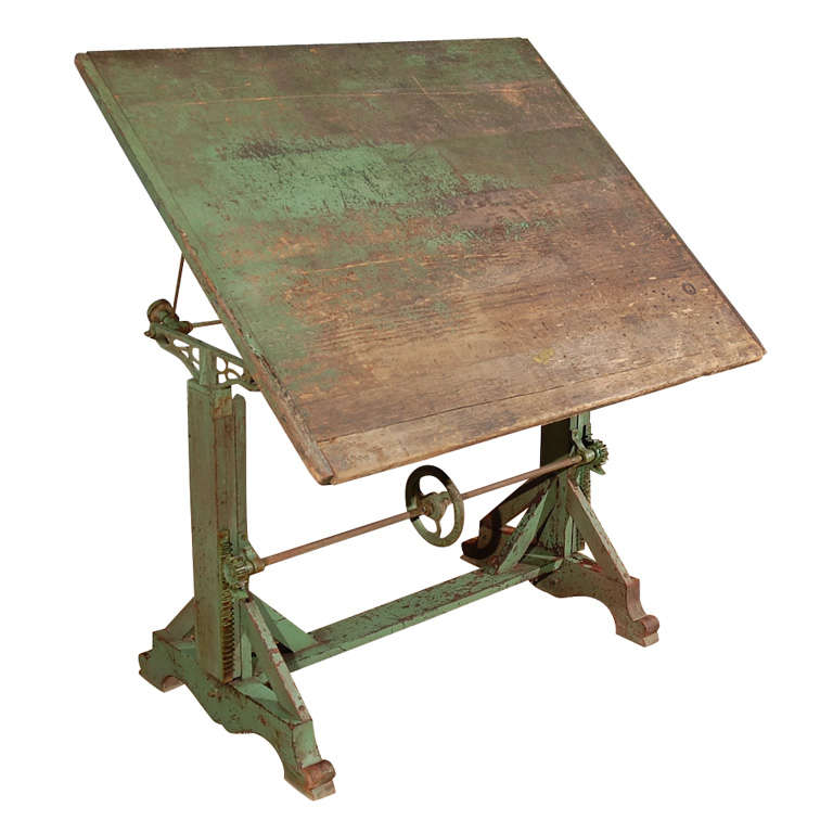 Vintage Drafting Table at 1stdibs