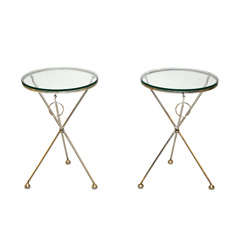 French tripod side tables