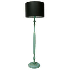 Painted Wood Floor Lamp