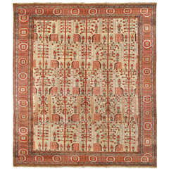 Antique Persian Bakshaish Rug