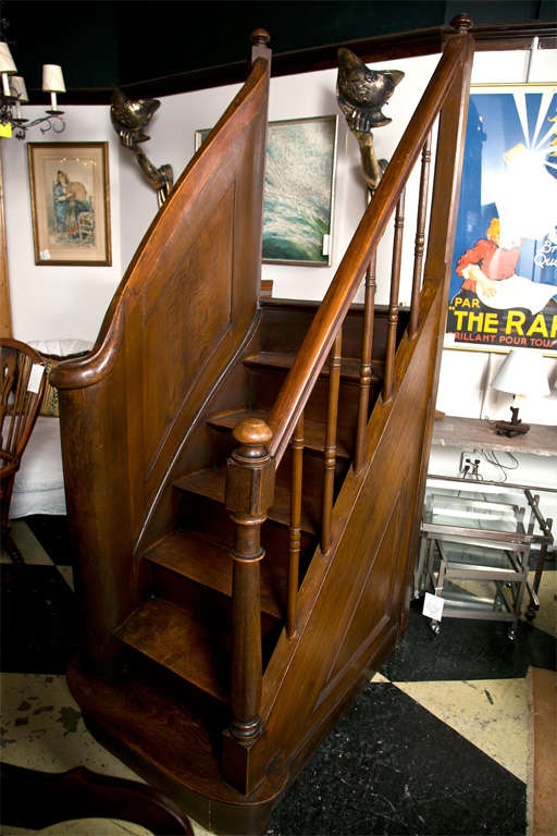 library stairs on wheels