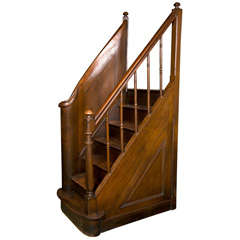 1890's Library Steps on Wheels