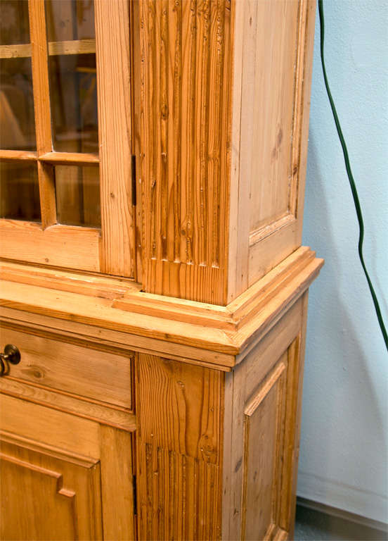 English Pine Two-Part Bookcase 4