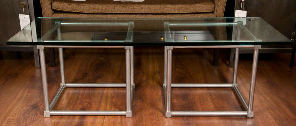 Aluminum Cube Coffee Table