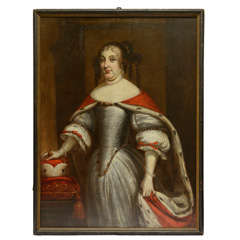 17th Century Portrait Of Princess Van Oranje Nassau