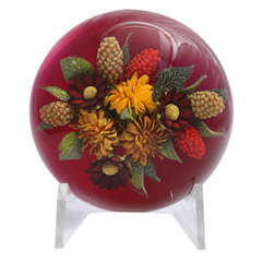 David Graeber Mulberry And Daisy Bouquet Paperweight