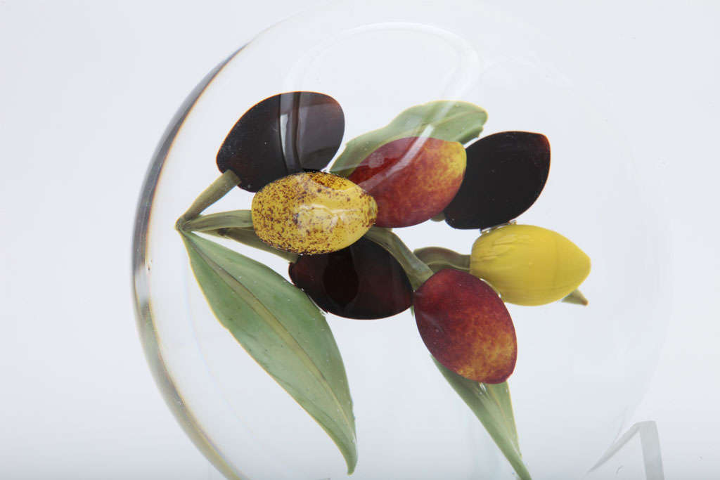 Gordon Smith Olive Paperweight at 1stdibs Gordon Smith Olive Paperweight at 1stdibs