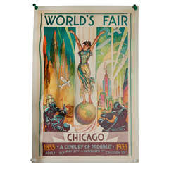 1933 Chicago World's Fair Poster