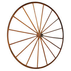 Antique Big Old Wood Wheel