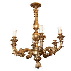 Louis XV Style Giltwood Chandelier-France
