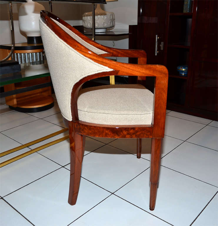 Pair of armchairs by Maurice Rinck