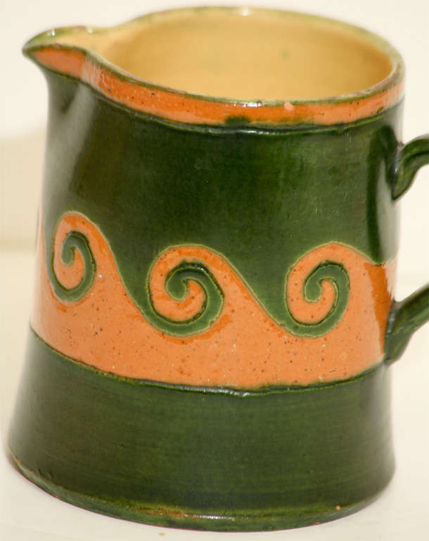 French Jaspe Pitcher