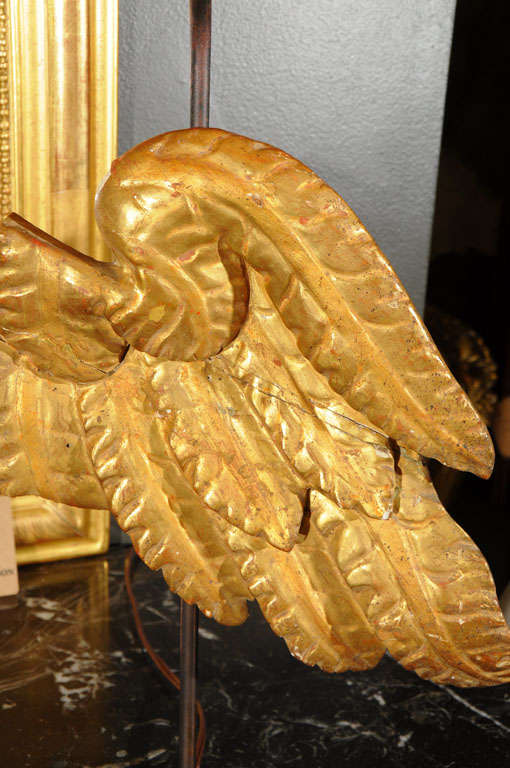 18th Century Italian Angel Wing Lamps 5