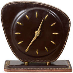 Desk Clock by Jacques Adnet