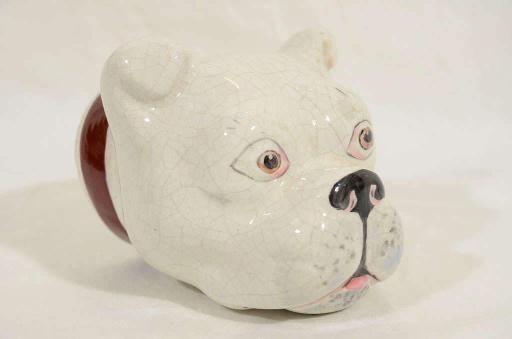 A Bulldog Stirrup Cup