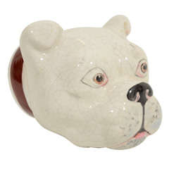 A Bulldog Stirrup Cup