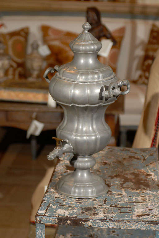 18th Century Pewter Samovar