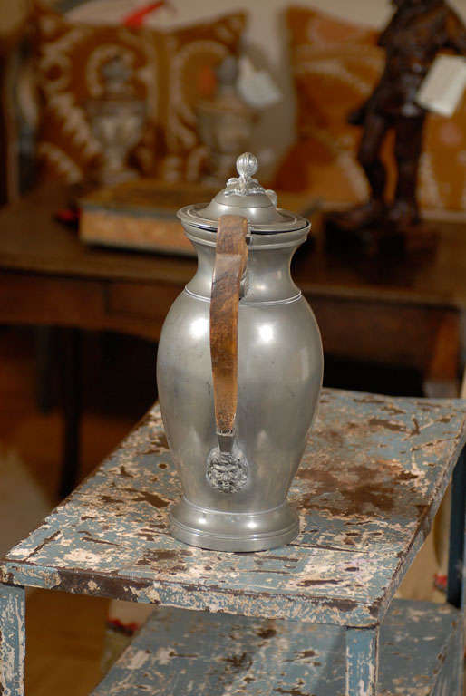 18th Century Pewter Coffee Pot  from Brussels 2