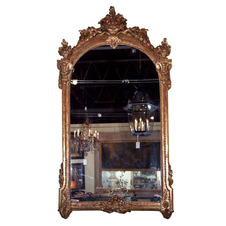 Impressive Palatial Size Italian  Mirror