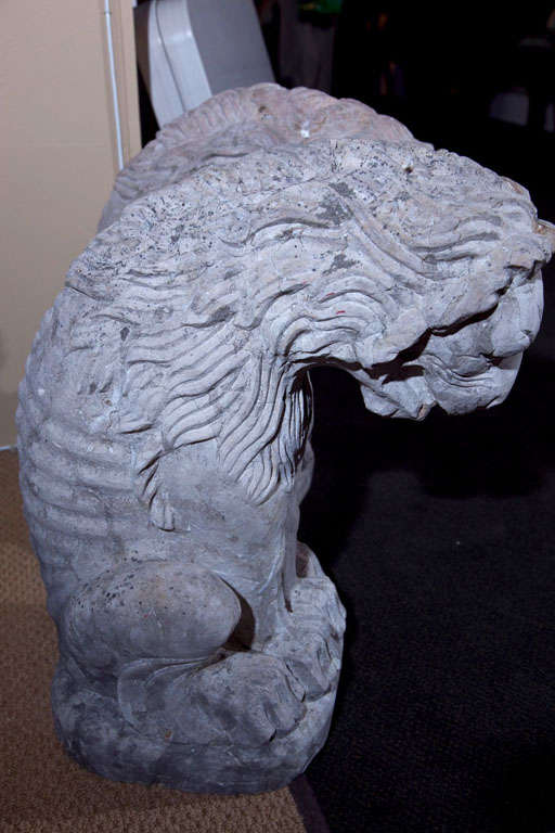 Carved Stone Lions 3