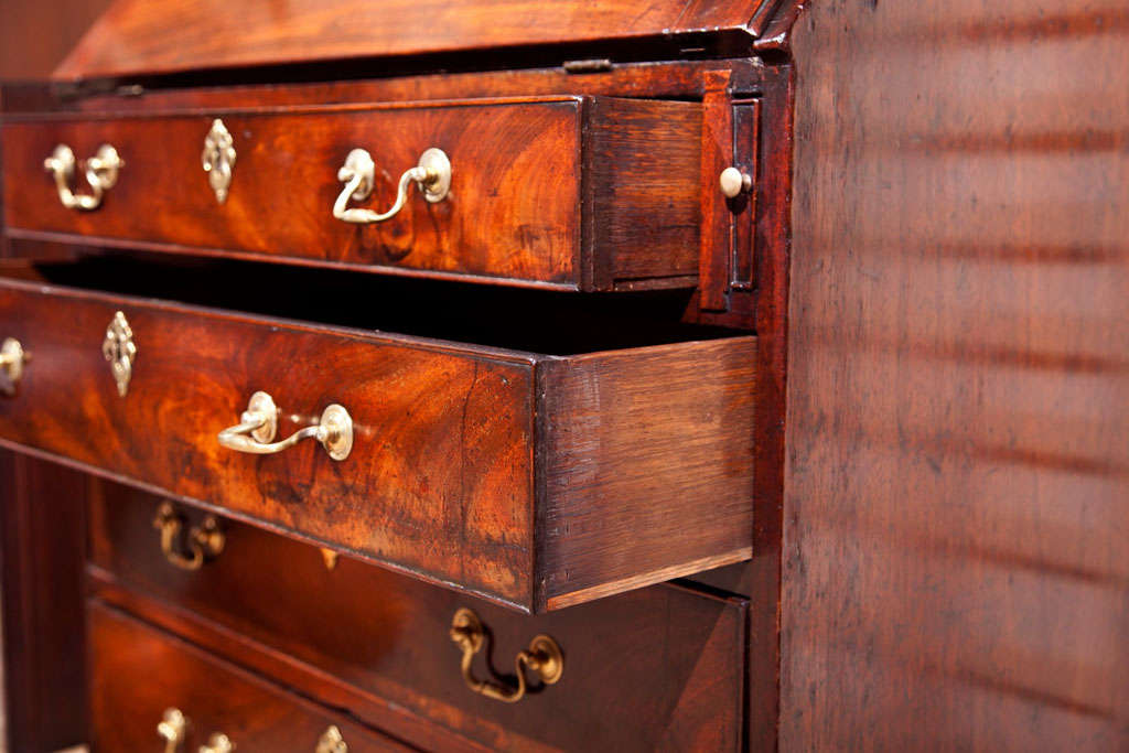 Wood George III Secretary Bookcase
