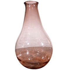 Italian 1960s Large-Scale Glass Vase