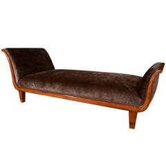 Early 20th Century Viennese Secessionist Chaise Lounge by Adolf