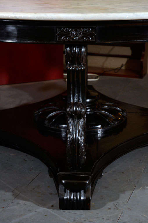 A Large Anglo-Indian William IV Style 19th Century Center Table 3