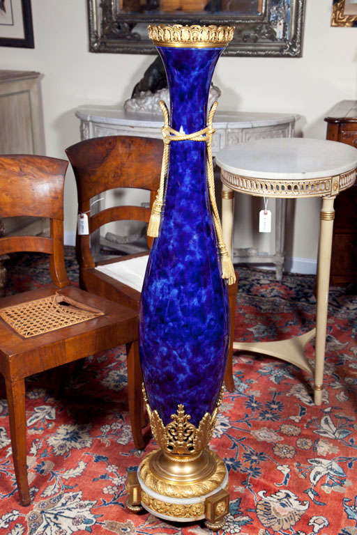 Massive French Garniture Vase