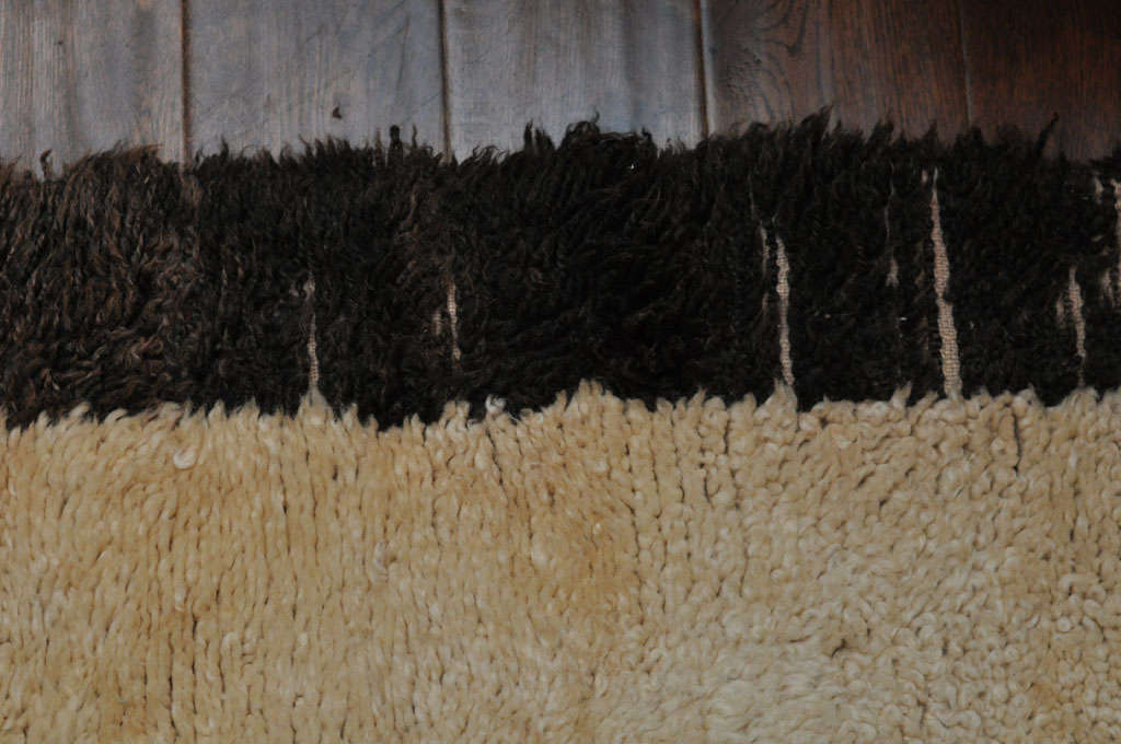 19th Century HandKnotted Extra Long Moroccan Berber Rug For Sale at 1stdibs