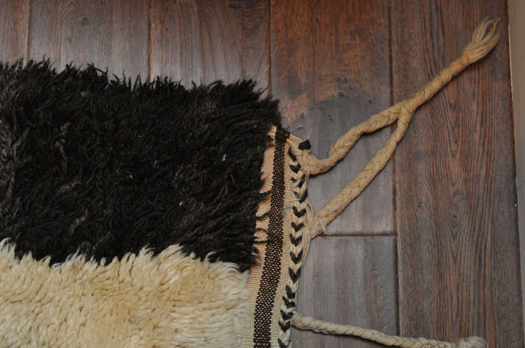 19th Century HandKnotted Extra Long Moroccan Berber Rug For Sale at 1stdibs