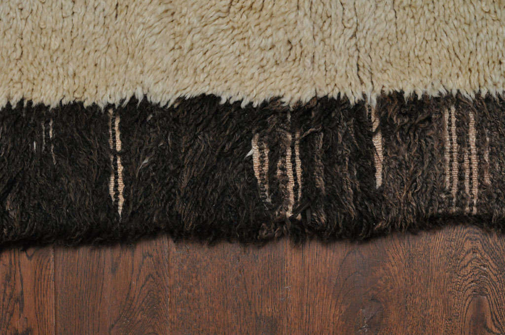 19th Century HandKnotted Extra Long Moroccan Berber Rug For Sale at 1stdibs