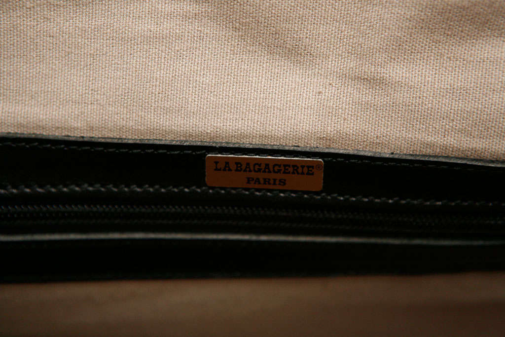 Elegant Classic Doctor Black Leather travel Bag at 1stdibs