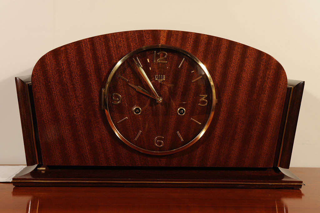 Mahogany Mantle Clock